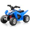 OLAKIDS Kids Ride On ATV, 6V Electric Vehicle for Toddlers, 4 Wheeler Battery Powered Motorized Quad Toy Car for Boys Girls with LED Lights, Horn (Blue) view 1