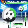 Deekin 3 Pcs Soccer Ball Piata Set Include Piata with Stick Eye Mask Soccer Ball for Kids Music Science School Sports Bridal Shower Birthday Party Decorations Supplies view 2