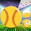 Deekin 3 Pcs Softball piata Set Include piata with Stick Eye Mask Softball for Kids Music Science School Sports Bridal Shower Birthday Party Decorations Supply view 4