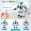 HPROMOT RC Robot Toy for Kids Remote Control RobotToy, Smart Gesture Sensing Rechargeable & Programmable Robot Walking Dancing Singing Chirstmas Gift for 3-15 Years Old Boys Girls view 2