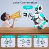 HPROMOT RC Robot Toy for Kids Remote Control RobotToy, Smart Gesture Sensing Rechargeable & Programmable Robot Walking Dancing Singing Chirstmas Gift for 3-15 Years Old Boys Girls view 4