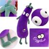 JOSON Purple Large Simulation Mr. Eggplant Doll Sleeping Pillow Doll,Plush Toy Cushion (35.5 inches 90cm) view 3