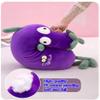 JOSON Purple Large Simulation Mr. Eggplant Doll Sleeping Pillow Doll,Plush Toy Cushion (35.5 inches 90cm) view 4