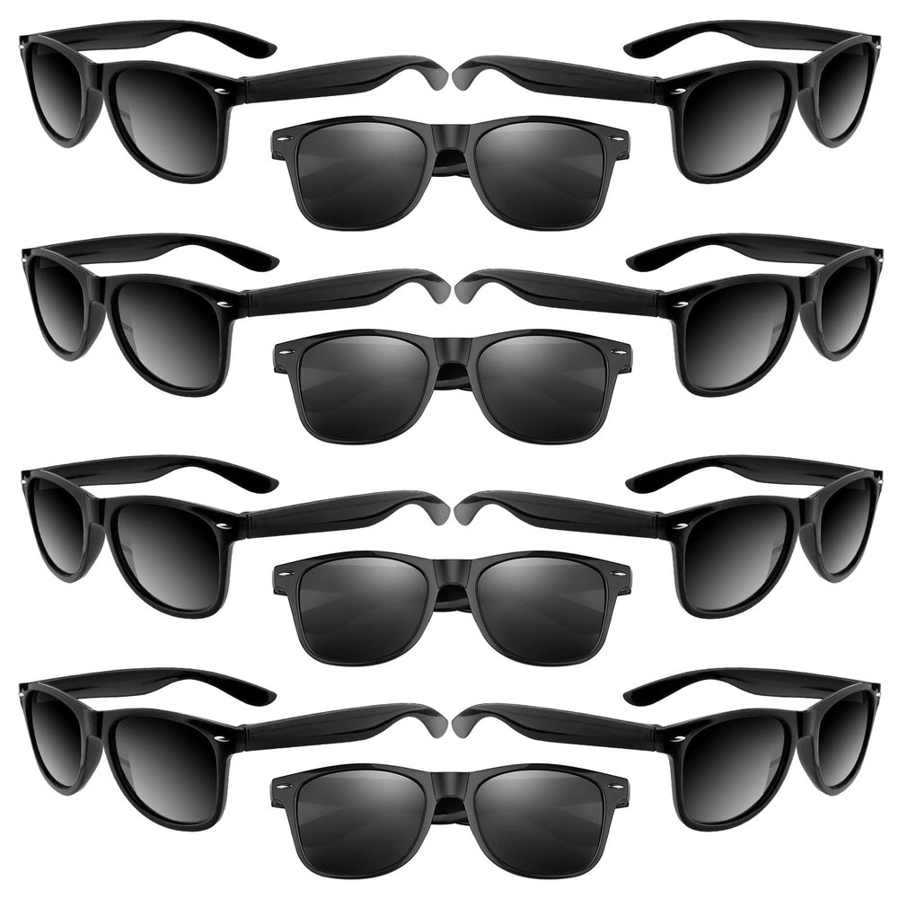 ASTARON 12 Pack Party Sunglasses Bulk Neon Party Favors for Beach Wedding Party Pool Party Supplies
