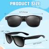 ASTARON 12 Pack Party Sunglasses Bulk Neon Party Favors for Beach Wedding Party Pool Party Supplies view 2