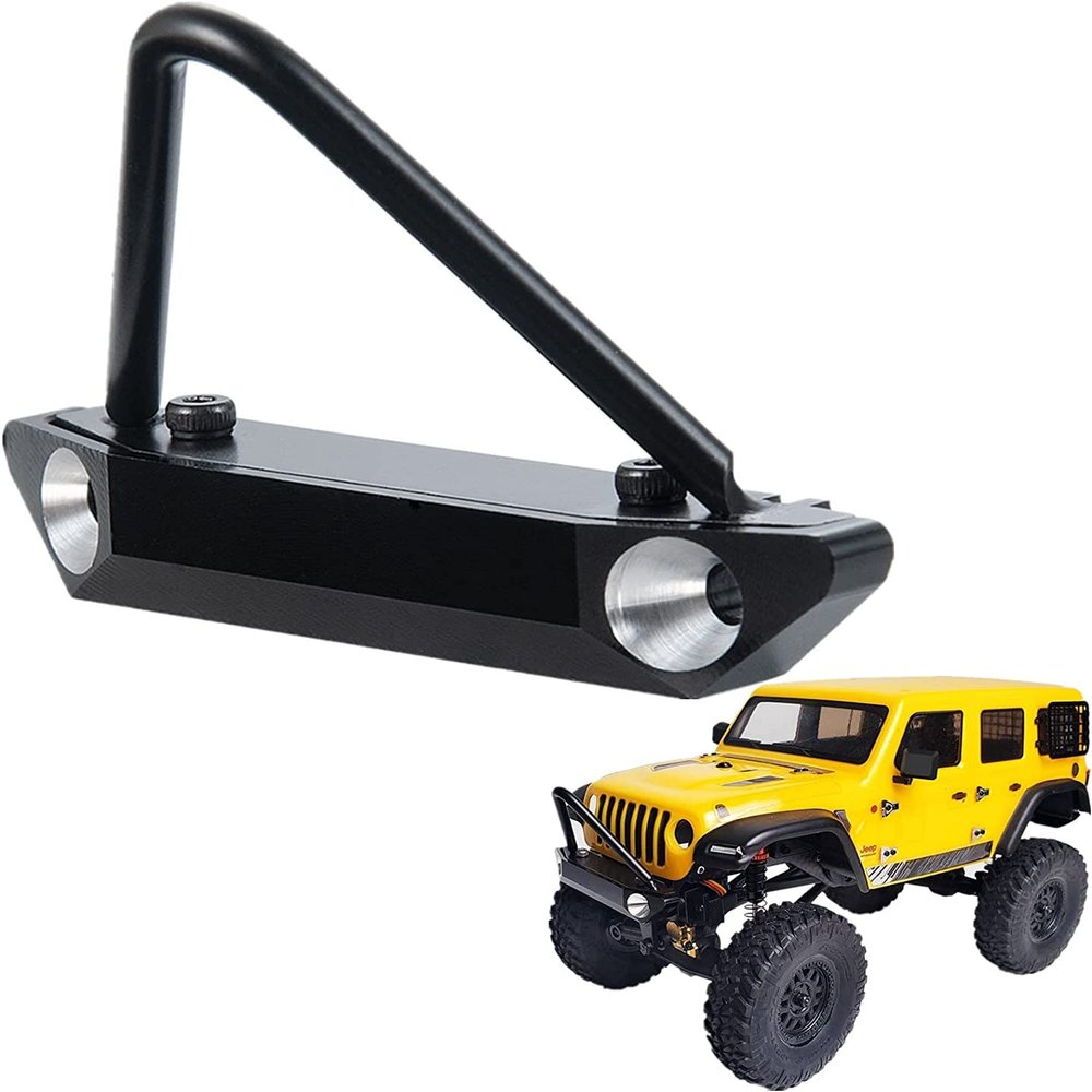 SWX RC Front Bumper Metal Bumper for 1/24 RC Crawler Truck Car SCX24 AXI90081 AXI00001 AXI00002 Deadbolt Upgrade Parts