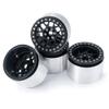 RCLIONS 4PCS 2.2" RC Beadlock Wheels Aluminum Rims 45mm for AXIAL Wraith RR10 1/10th RC Crawler Truck Car view 4
