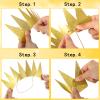 Gersoniel 2 Pcs 13 Inches Star Wand with 2 Pcs Gold Crowns Angel Fairy Princess Wand Costume for Halloween Dress up Accessories,Carnival, Christmas, Thanksgiving, Holiday Shows view 4