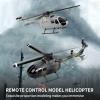 GoolRC C186 Remote Control Helicopter, 4 CH Single Propeller Without Ailerons RC Helicopter with 6-axis Gyro Stabilization, Altitude Hold, 3 Batteries, Remote Control Airplane Toy for Adults Orange view 2