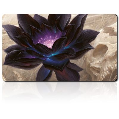 Black-Lotus - Board Game TCG Playmat - 23.6x13.8 inches - Compatible for TCG MTG Playmat Free Bag