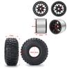 RCLIONS 2.2" RC Beadlock Wheels and 150mm Tires for AXIAL Wraith RR10 1/10th RC Crawler Truck Car view 2