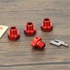 RCAWD 17mm Wheel Hex for 1/6 Losi Super Baja Rey SBR 2.0 8S Upgrades, Brushless 1/6 RTR Desert Truck, Hopups Parts for #LOS252129 Red view 2
