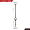 RCAWD Front Axle U-Joint 130mm Drive Shaft Set for 1/10 Losi Baja Rey Upgrades LOS03020V2, Hopups Parts for #LOS232009 Silver view 3