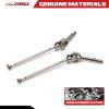 RCAWD Front Axle U-Joint 130mm Drive Shaft Set for 1/10 Losi Baja Rey Upgrades LOS03020V2, Hopups Parts for #LOS232009 Silver view 4