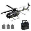 GoolRC C186 RC Helicopter, 4 CH Single Propeller Without Ailerons Remote Control Helicopter with 6-axis Gyro, Stabilization, Altitude Hold, 3 Batteries, RC Airplane Toys for Adults view 1