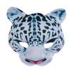Abaodam Halloween Leopard Half Face Masquerade Masks Animal for Halloween Carnival Party Dress Up Costume Props view 1