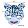 Abaodam Halloween Leopard Half Face Masquerade Masks Animal for Halloween Carnival Party Dress Up Costume Props view 3