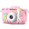 Goopow Kids Camera Toys for 3-8 Year Old Girls Boys,Children Digital Video Camcorder Camera with Cartoon Soft Cover, Best Chritmas Birthday Festival Gift for Kids - 32G SD Card Included view 1
