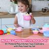 uToyz Kitchenware Playset  83pcs Toddler Play Food Sets for Kids Kitchen Playset, Mini Toddler Cooking Set with Play Kitchen Accessories & Toy Food, Cooking Toys with Toy Pots & Pans for Kids Ages 3+ view 2