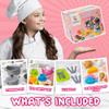 uToyz Kitchenware Playset  83pcs Toddler Play Food Sets for Kids Kitchen Playset, Mini Toddler Cooking Set with Play Kitchen Accessories & Toy Food, Cooking Toys with Toy Pots & Pans for Kids Ages 3+ view 3