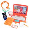 Born Toys Pretend Play Home Office Set for Ages 3-7 - Includes Toy Laptop, Phone, Calculator, Pop It & Headset view 1