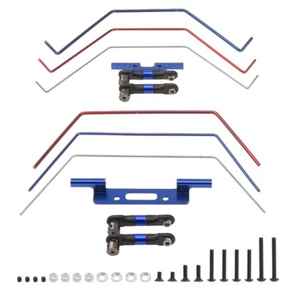 ShareGoo RC Sway Bar Kit Front & Rear Anti-Roll Bar Wide Sway Bar Compatible with 1/10 Traxxas Slash 2WD RC Car