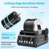 K1 Pro Professional Cutting-Edge Brushless Motor Advanced Rock Tumbler Polisher Kit, Large 2.5Lb Barrel with 3-Speed & 9-Day Timer, Includes All Accessories, Ideal Gift for Adults & Collectors view 2