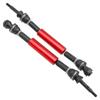 2Pcs ShareGoo Rear CVD Steel Drive Shaft Transmission Axle Compatible with Horizon Ecx 1/10 2WD Ruckus Axe Brutus Circuit Crush K&N Torment 1/10 RC Car (Red) view 3