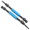 2Pcs ShareGoo Rear CVD Steel Drive Shaft Transmission Axle Compatible with Horizon Ecx 1/10 2WD Ruckus Axe Brutus Circuit Crush K&N Torment 1/10 RC Car (Sky Blue) view 3