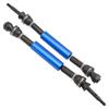 2Pcs ShareGoo Rear CVD Steel Drive Shaft Transmission Axle Compatible with Horizon Ecx 1/10 2WD Ruckus Axe Brutus Circuit Crush K&N Torment 1/10 RC Car (Dark Blue) view 3