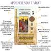 Witchy Cauldron Spanish Learning Tarot Card for Beginners with Meanings on Them - Training Beginner Cards for Tarot Learners Including Chakra, Planet, Zodiac, Element, Yes or No. view 2