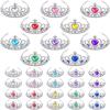 Hinly 30 Pcs Princess Crown Set Tiaras for Girls Plastic Tiaras Bulk Dress up Costume Party Favors Accessories Kid Birthday (Multicolor) view 1