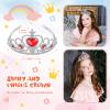 Hinly 30 Pcs Princess Crown Set Tiaras for Girls Plastic Tiaras Bulk Dress up Costume Party Favors Accessories Kid Birthday (Multicolor) view 2