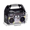 12 Pieces 80s 90s Novelty Boom Favor Boxes Boombox Prop Radio Decorations Table Centerpieces Decor for Retro 1980s Theme Hip Hop Party Favors view 2