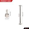 RCAWD Rear Driveshaft Set for 1/8 Losi LMT Upgrades, Dogbones & Diff Outdrive Drive Shafts for 4X4 Solid Axle Monster Truck #LOS04021, #LOS04022, Parts for #LOS242038, #LOS242049 Silver view 3
