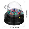 Toddmomy Electric Shake Lucky Ball Machine Plastic Mini Bingo Game Machine Party Favors for Family/Kids/Adults Halloween Christmas Birthday Entertainment view 4