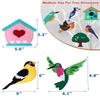 CiyvoLyeen Wild Birds Sewing Craft Kit Animal Sewing Kit for Boys and Girls Beginners Set of 12 Sewing Projects Gift for Kids view 2