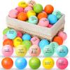 Sotiff Stress Balls for Adults - 100 Pcs Colorful Foam Stress Relief Gift Toys with Motivational Quotes - Bulk Squeeze Balls for Office Relief Employee Appreciation(Ten Colors,Team Building) view 2