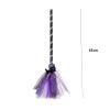 BinaryABC Halloween Witches Broom Plastic Spider Broom Witch Broomstick,Halloween Witch Decoration Props,Witch Costume Accessories,Halloween Supplies view 3