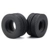 RC-Hub 4pcs Wheels Tires 22mm Rubber Tires with Foam for 1/14 Tamiya Tractor Truck Trailer RC Crawler Car view 3