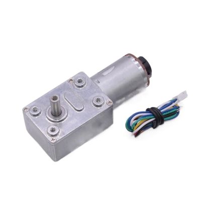 Dc 24v 24 Volt Motor JGY370 Wind Turbine Wheelchair Large Clock Hands and Kit Gate Dc Gear Motor with Encoder (Speed : 210rpm, Voltage : 24V)