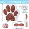 Small Dog Paw Piata Puppy Birthday Party Supplies Animal Themed Birthday Piata with Blindfold Bat Confetti for Pet Cow Themed Party Baby Shower Decorations Favors(Coffee) view 2