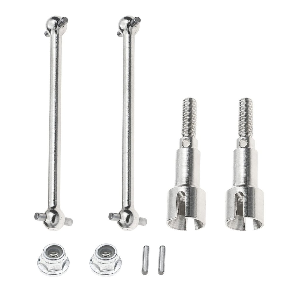 kingsea Metal Aluminum Drive Shaft, M16105 RC Rear Drive Shaft Compatible with HAIBOXING 1/16 16889 16889A S1601 RC Cars Trucks