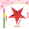 3 Pcs Foil Star Piata with a Blindfold and Bat for Kids Red Foldable Small Festive Star Piata for Toddlers Birthday Girl Boys Adults Anniversary Baby Shower view 2