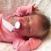 Xiashrk Reborn Baby Dolls Girl, 18 inches Realistic Newborn Baby Sleeping Dolls with Soft Silicone Vinyl Full Body, Lifelike Cute Baby Dolls for 3+ Year Old Girls, Reborn Doll Gift Set view 1