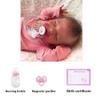 Xiashrk Reborn Baby Dolls Girl, 18 inches Realistic Newborn Baby Sleeping Dolls with Soft Silicone Vinyl Full Body, Lifelike Cute Baby Dolls for 3+ Year Old Girls, Reborn Doll Gift Set view 2