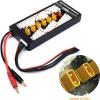 HTLNUZD XT60 Multi 2S-6S Lipo Battery Balanced Plug Parallel Charging Board / 4mm Bullet Banana XT30U Connector Plug for B6AC A6 720i RC Battery Charger (XT30U Plug) view 3
