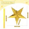 3 Pcs Foil Star Piata with a Blindfold and Bat for Kids Gold Foldable Festive Star Piata for Toddlers Birthday Girl Boys Adults Anniversary Baby Shower view 2