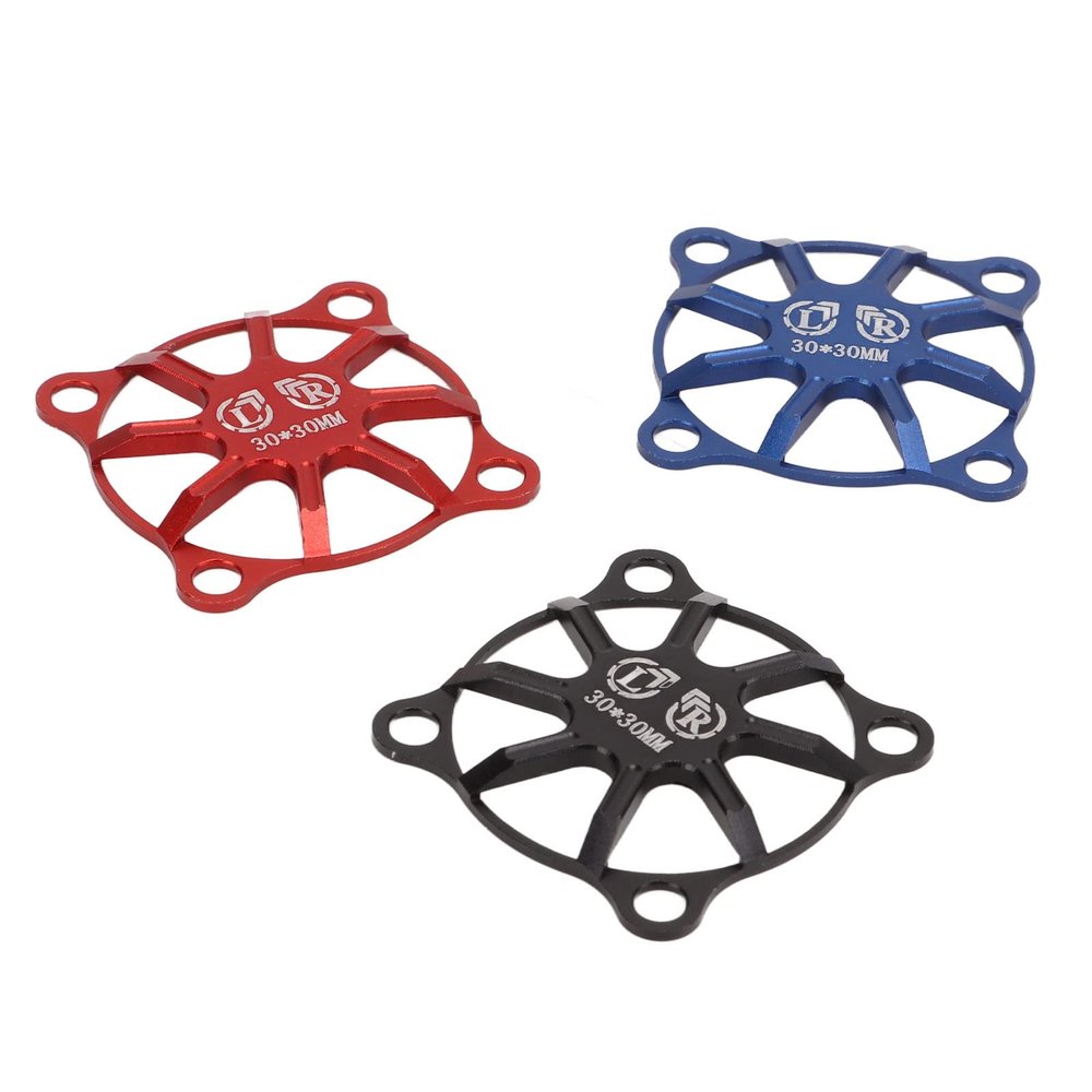 Motor Fan Cover, 3Pcs Rc Fan Cover Motor Cooling Fan Cover Aluminum Alloy Electric Motor Fan Protector Rc Motor Cooling Fan Cover for RC ESC 3pcs
