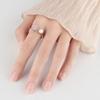 9Pcs Anti Anxiety Ring with Beads Fidget Open Rings Set for Women - Silver Fidget Ring Anti Anxiety Rings for Men Women Adjustable Fidget Rings Stress Relief Stackable Ring (C - Silver Flower 3Pcs) view 4